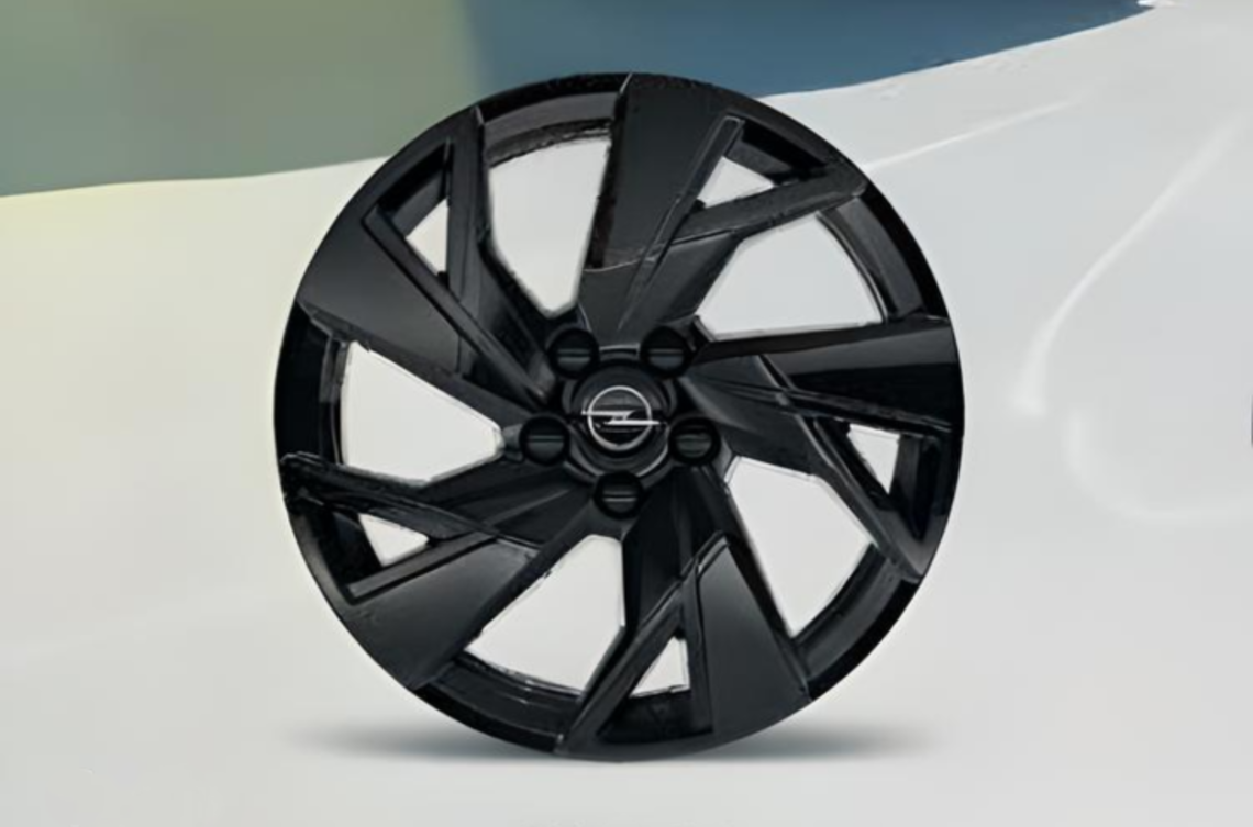 Легкосплавний диск 17” KADET Чорний лак Astra L (2022-) (34692)