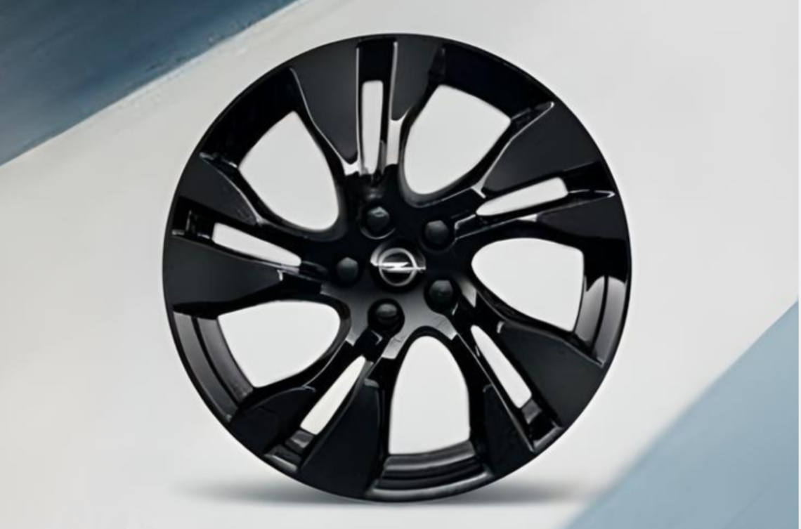 Легкосплавний диск 18" MANTA Black Grandland X/New Grandland (2017-2024) (35405)